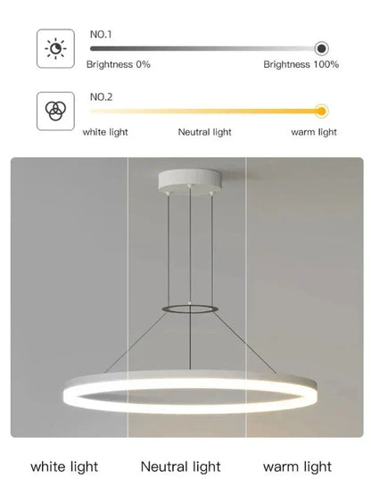 SierLicht – Slanke Hanglamp voor Modern Interieur