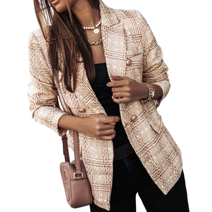 Waverly - Elegante Geruite Blazer