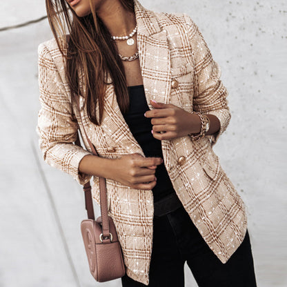 Waverly - Elegante Geruite Blazer