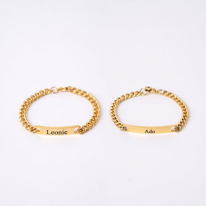 LiefdesBand - Partnerarmbanden met Gravure