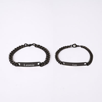 LiefdesBand - Partnerarmbanden met Gravure