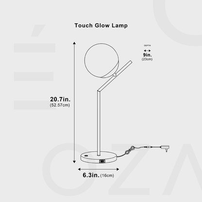 GlansLicht - Moderne Tafellamp met Touch-functie