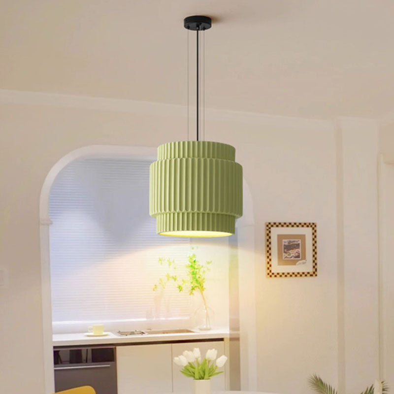 BauResin - Strakke Moderne Hars Hanglamp