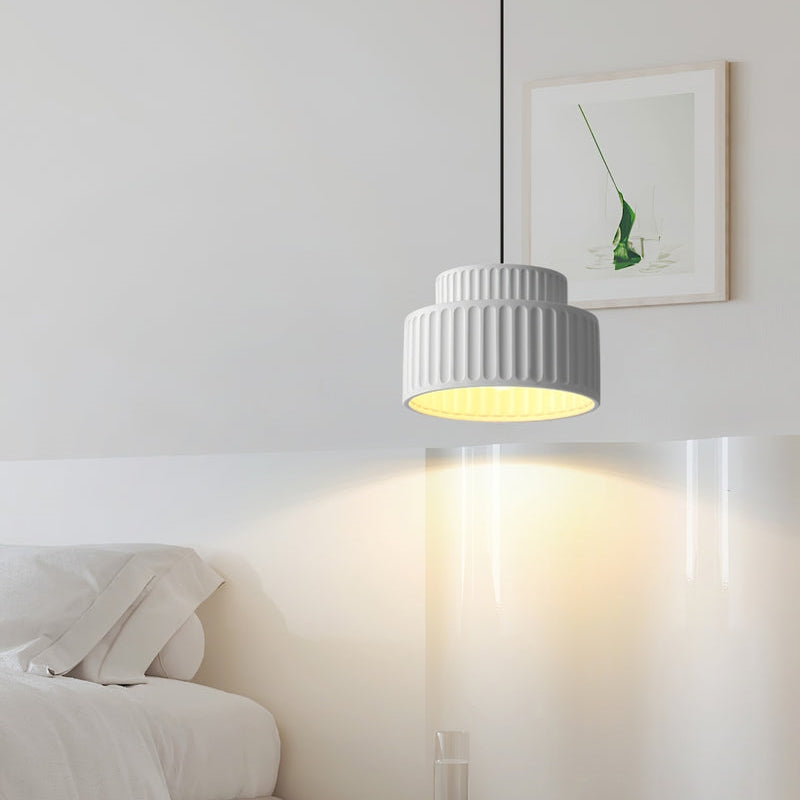 BauResin - Strakke Moderne Hars Hanglamp