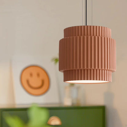 BauResin - Strakke Moderne Hars Hanglamp