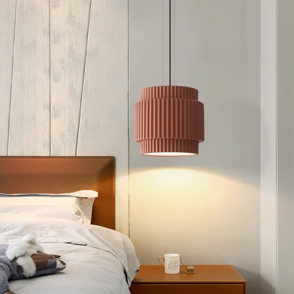 BauResin - Strakke Moderne Hars Hanglamp