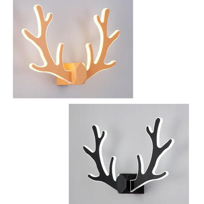 AntlerBeam - Minimalistische Gewei-vormige Wandlamp met 1 LED-arm