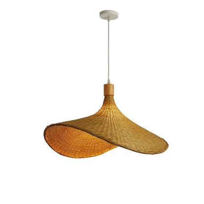 Bamboo Serene Hanglamp van Bamboe Vlechtwerk - Creëer een Rustgevende Sfeer in Jouw Interieur