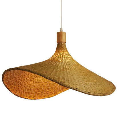 Bamboo Serene Hanglamp van Bamboe Vlechtwerk - Creëer een Rustgevende Sfeer in Jouw Interieur