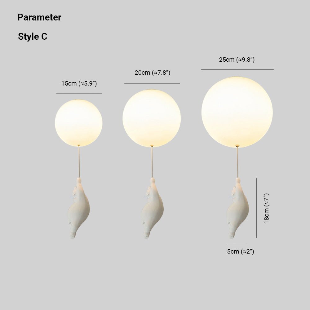 Beerballon LED Plafond Hanglamp