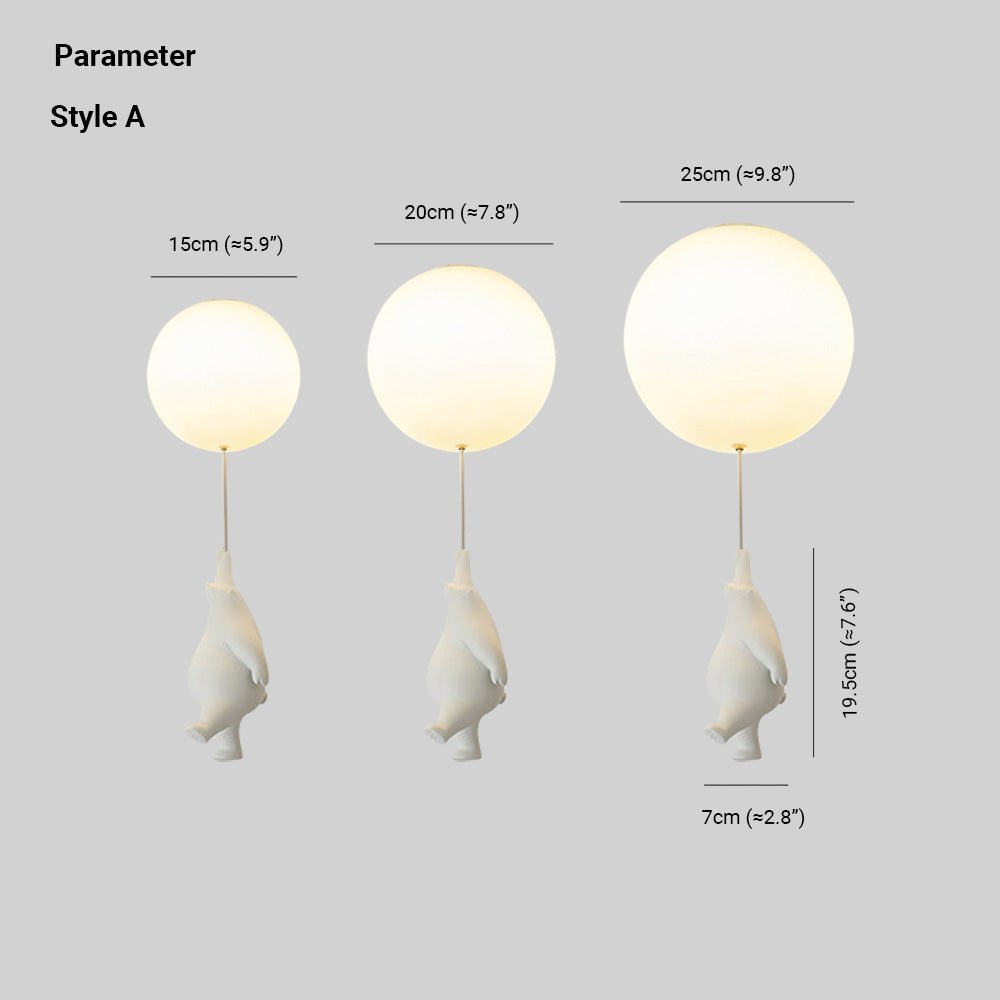 Beerballon LED Plafond Hanglamp