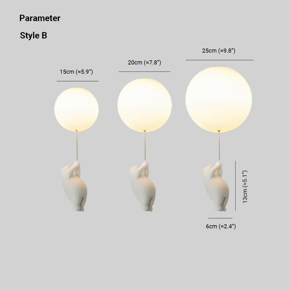 Beerballon LED Plafond Hanglamp