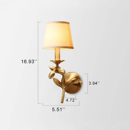 BotaniLight - Moderne Wandlamp met Plantenpatroon en Enkelarm