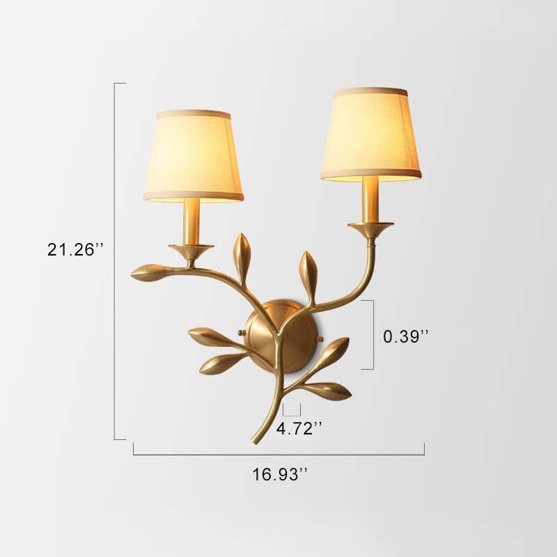 BotaniLight - Moderne Wandlamp met Plantenpatroon en Enkelarm