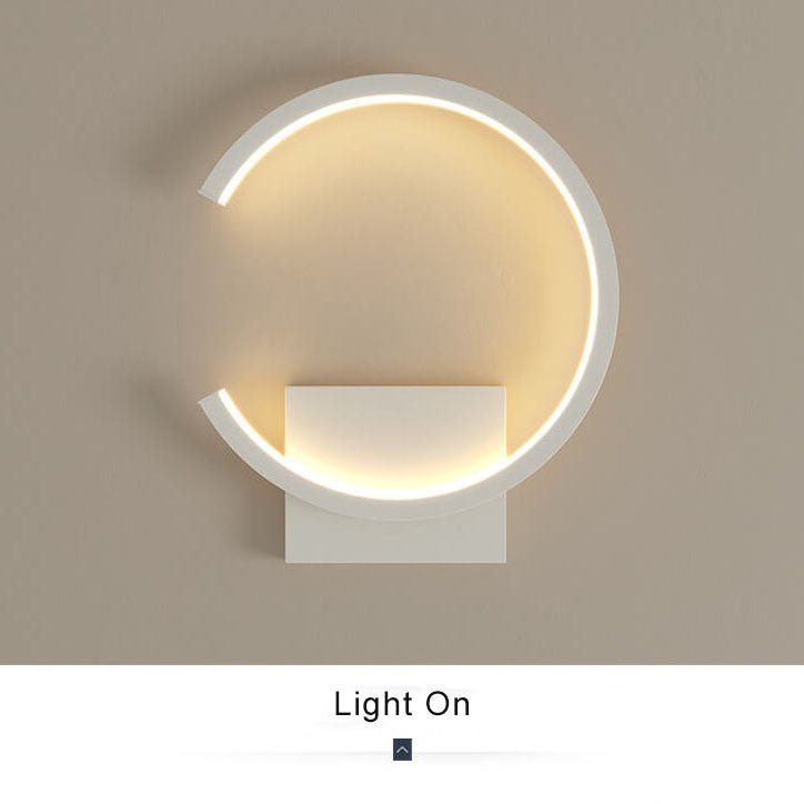 CircaGlow - Minimalistische LED Wandlamp met Cirkelvormig Ontwerp