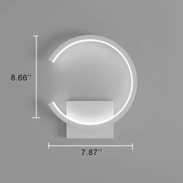 CircaGlow - Minimalistische LED Wandlamp met Cirkelvormig Ontwerp