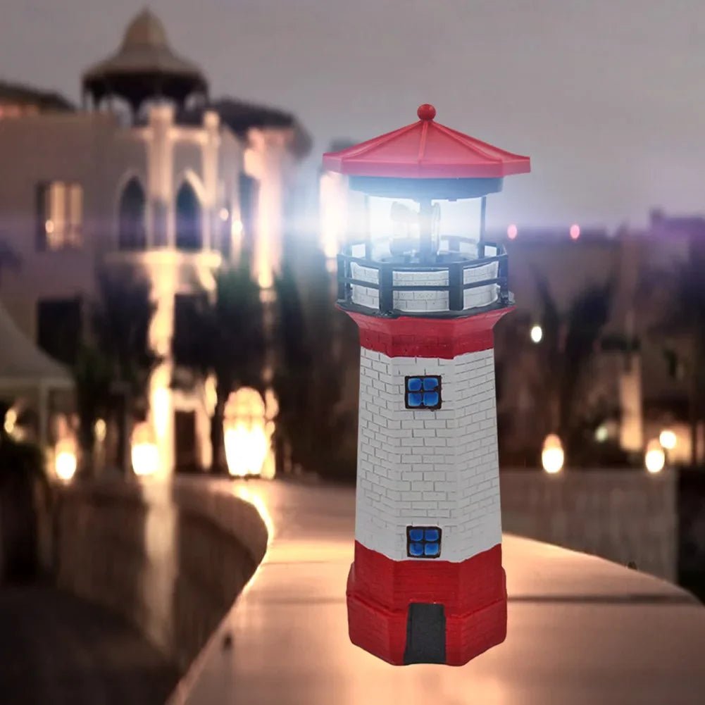 CoastalGlow - Maritiem Zonne-Vuurtoren LED Licht