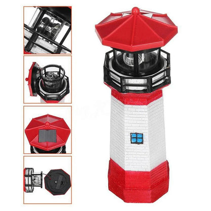 CoastalGlow - Maritiem Zonne-Vuurtoren LED Licht