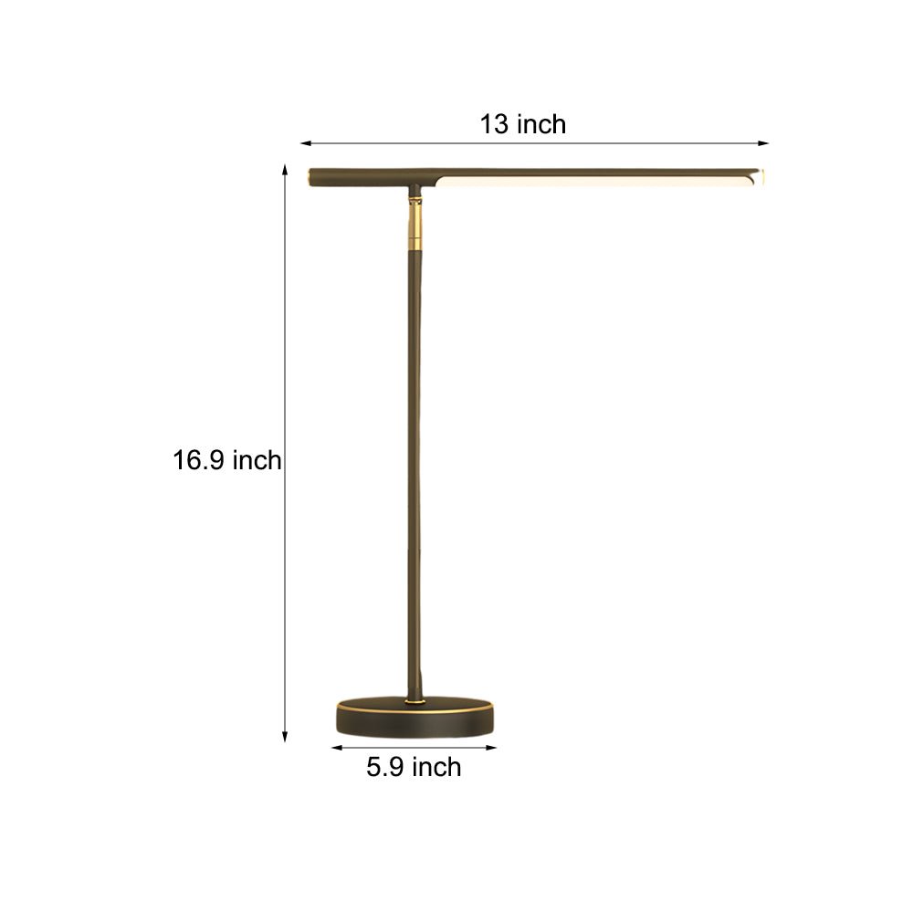 Copper Lineaire Messing LED Bureau Lamp met Verstelbare Richting