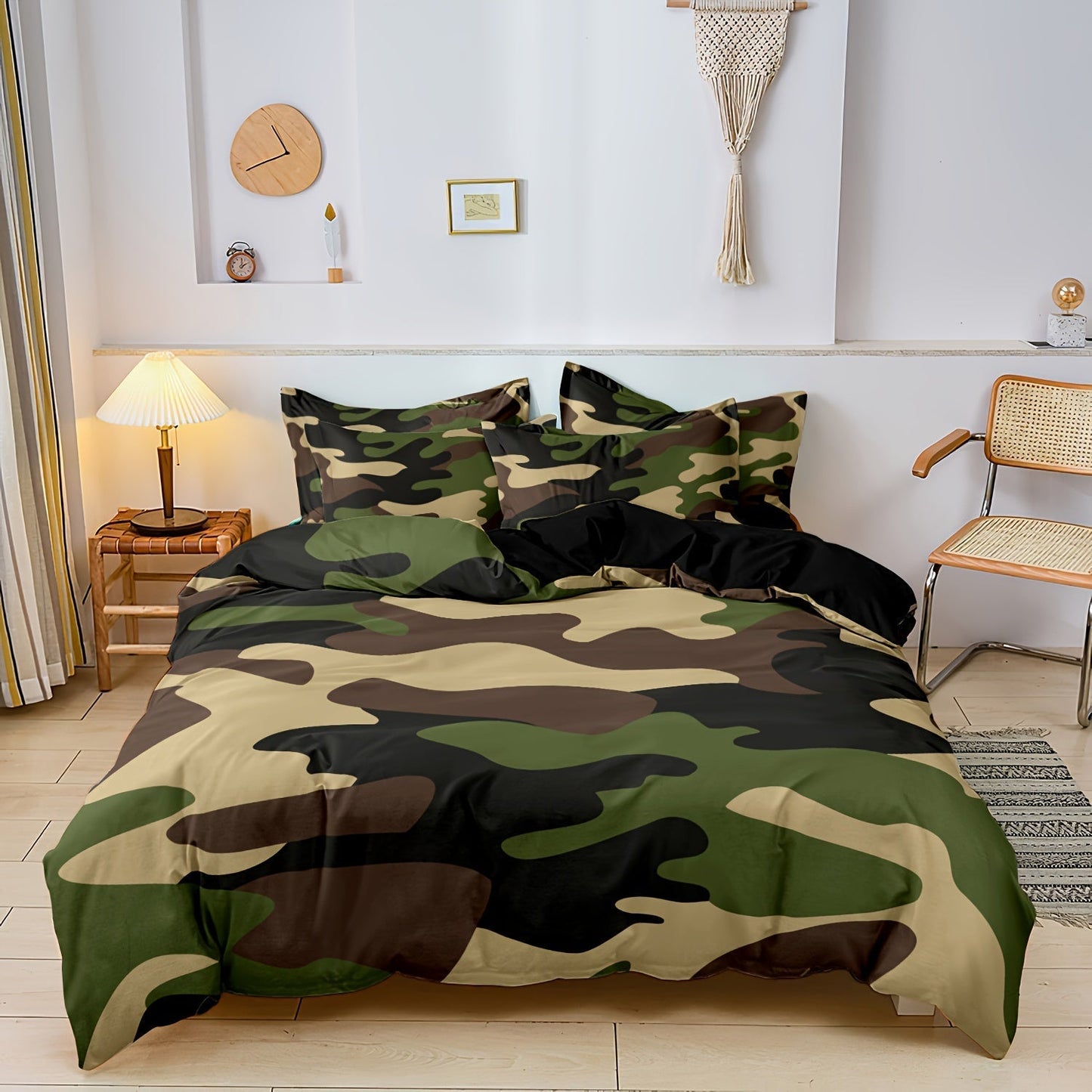 CosyNest Camouflage Print Beddengoed Set