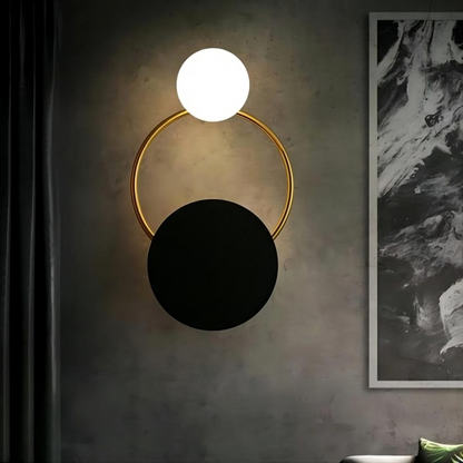 DrieLicht – Minimalistische Wandlamp met Drie Cirkelvormen