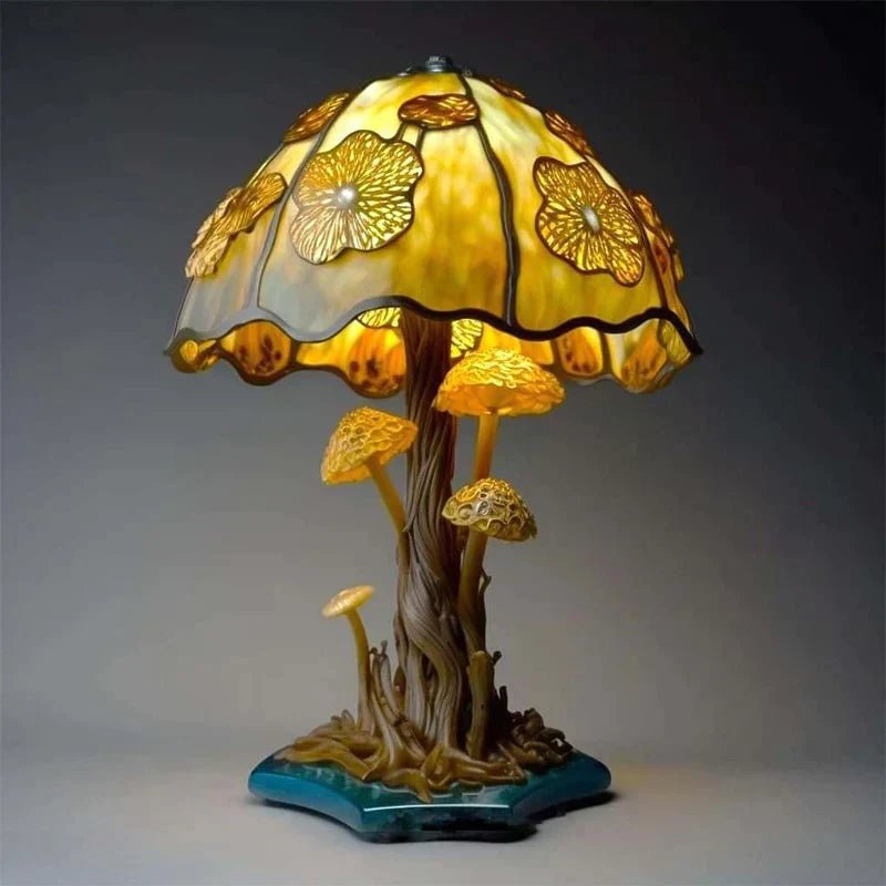 FairyGlow | Betoverende & Rustgevende Glas-in-loodlamp