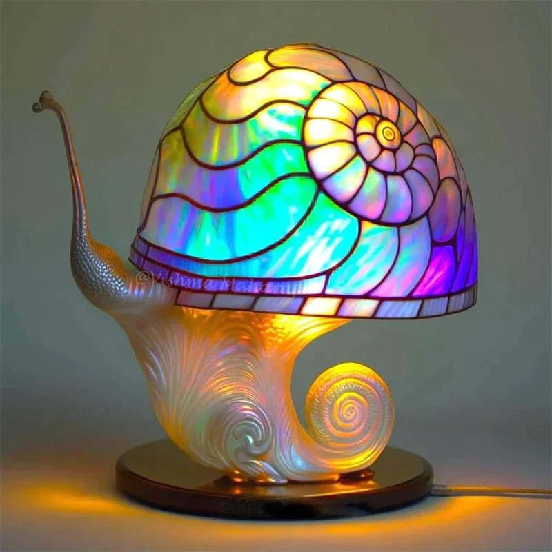 FairyGlow | Betoverende & Rustgevende Glas-in-loodlamp