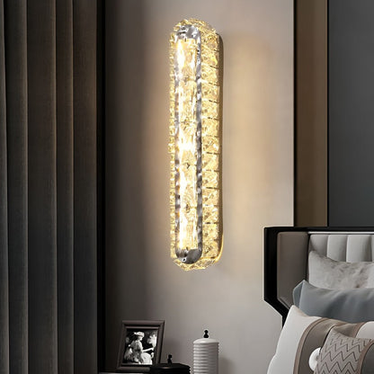 GlimmerLine - Moderne Kristallen LED Wandlamp met Instelbare Dimbare Verlichting