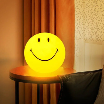 GlowSmiley - Oplaadbaar LED Nachtlampje met Touch-Switch