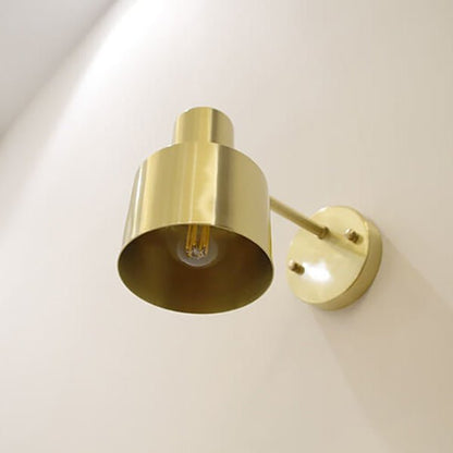 GoldenAura - Nordische Metalen Kolom Wandlamp