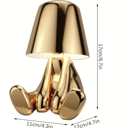 GoldenGlow - Gouden Standbeeld Tafellamp