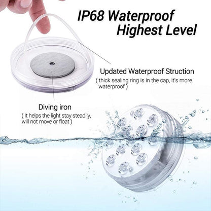 HydroBeam Pro: Waterproof LED Lamp with Magnetic Mount and Remote