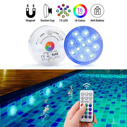 HydroBeam Pro: Waterproof LED Lamp with Magnetic Mount and Remote