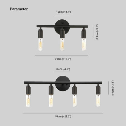 ZwartLicht - LED Wandlamp voor de Moderne Badkamer