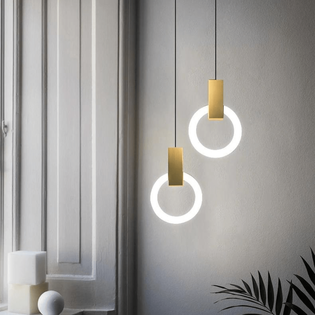 NoordCirkle - Houten LED Hanglamp