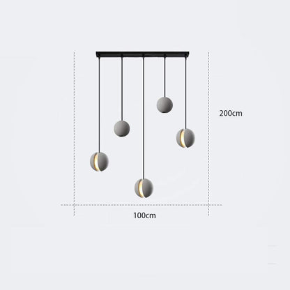 LichtGloed - Hedendaagse LED Spot Hanglamp van Metaal voor Plafondverlichting