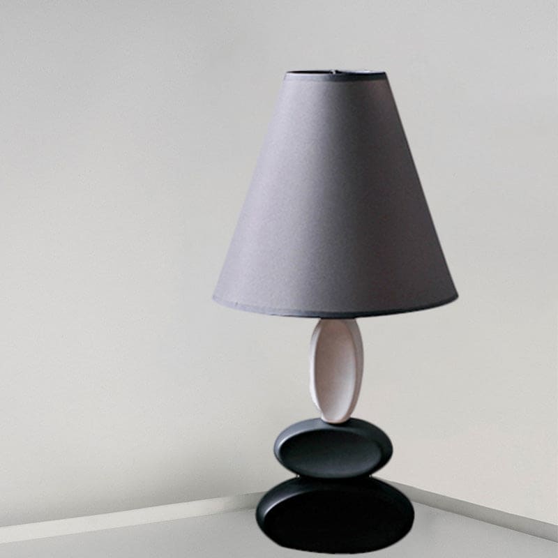 LumiForma - Moderne Design Tafellamp met Conische Stoffen Kap