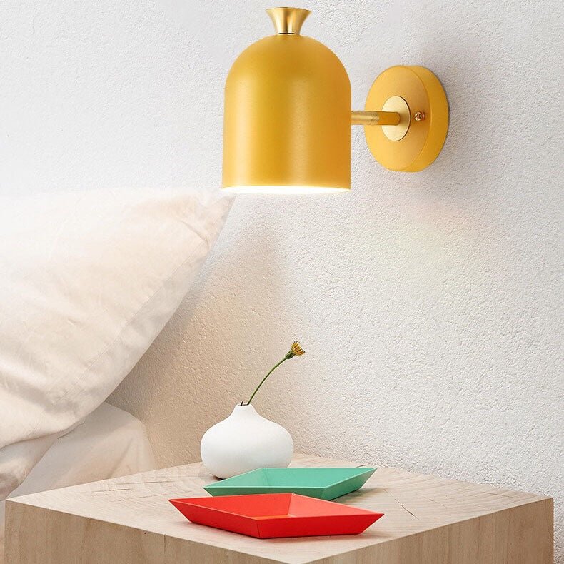 LumiMacaron - Moderne Metalen Cilinder Wandlamp met 1 Licht