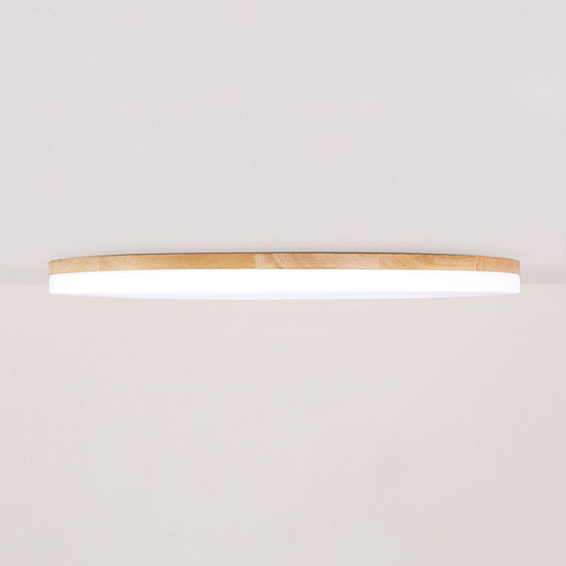 Lumina - LED Plafondlamp Hout Metaal