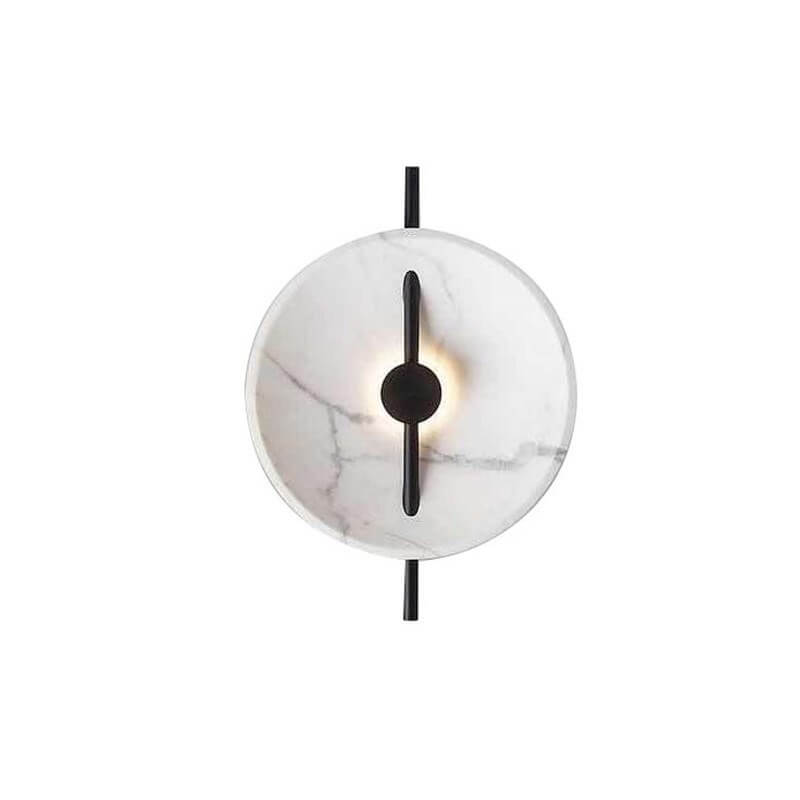 MarbleGlo - Hedendaagse ronde LED wandlamp