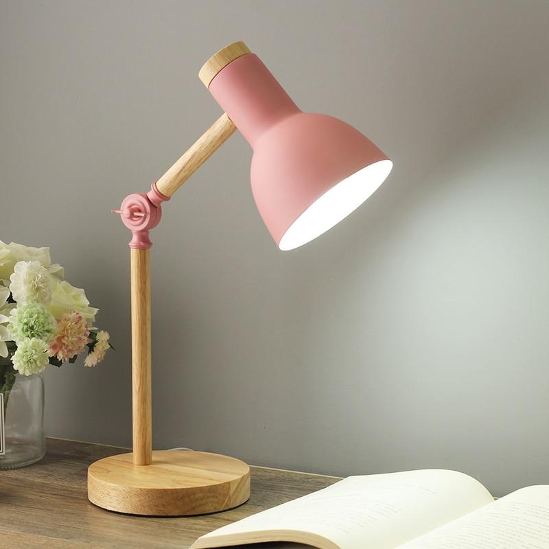 NordicBeam - Minimalistische Houten Bureau Lamp