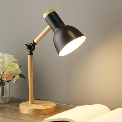 NordicBeam - Minimalistische Houten Bureau Lamp