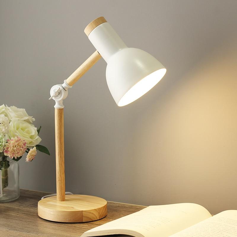 NordicBeam - Minimalistische Houten Bureau Lamp