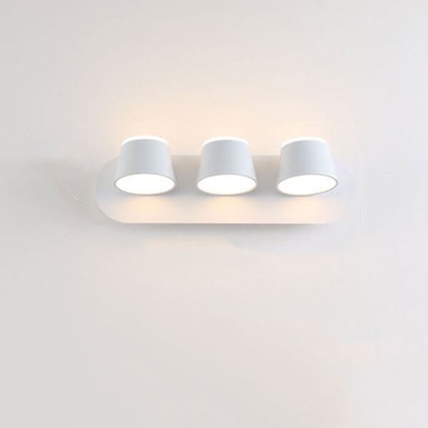 NordicTwist - Rotabele LED-Wandlamp met Cilinderscherm en 1/2/3 Vlammen