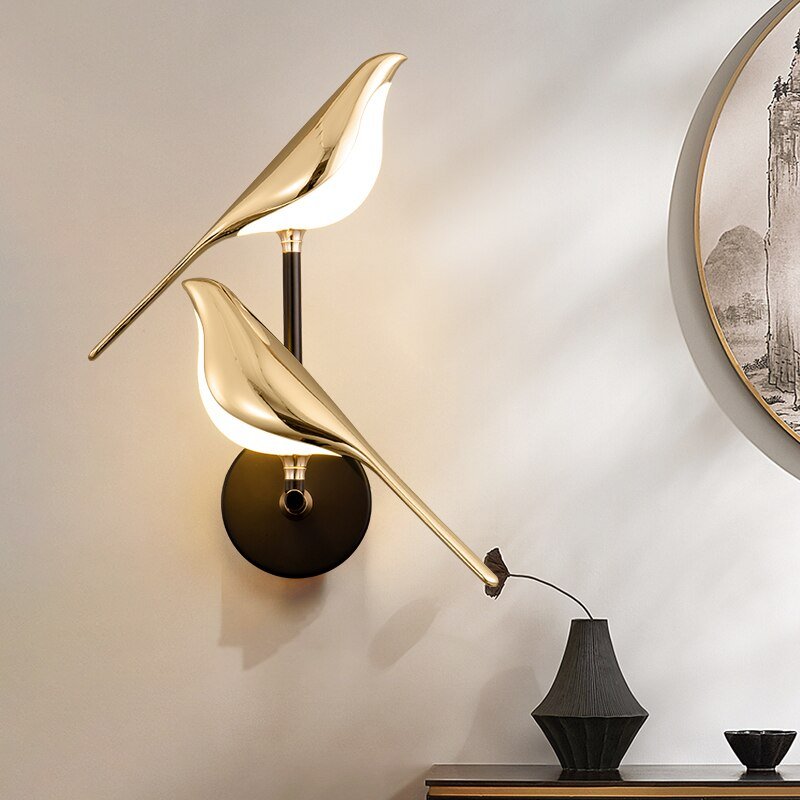 NordiWing - Scandinavian LED bird wall lamp