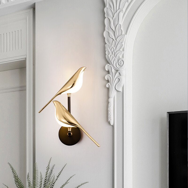 NordiWing - Scandinavian LED bird wall lamp