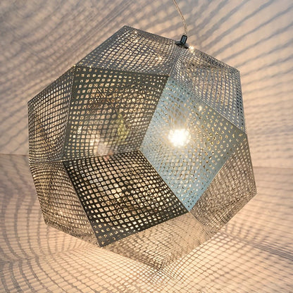 OrbGlow - Ronde Geometrische Hanglamp met Luxe Metaalafwerking