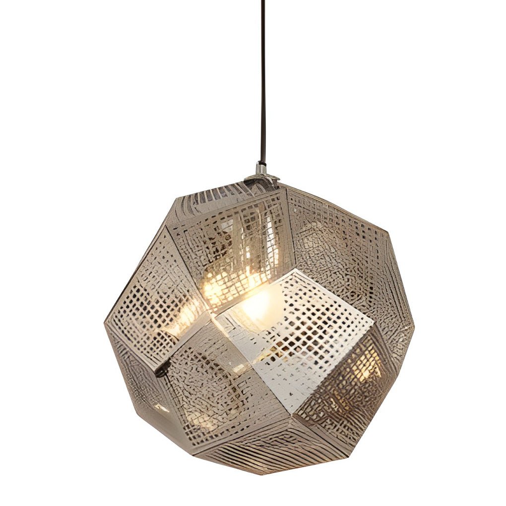 OrbGlow - Ronde Geometrische Hanglamp met Luxe Metaalafwerking