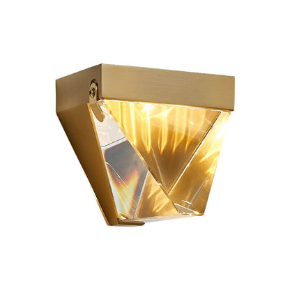 PrismAura - Moderne LED Wandlamp met Geometrisch Patroon