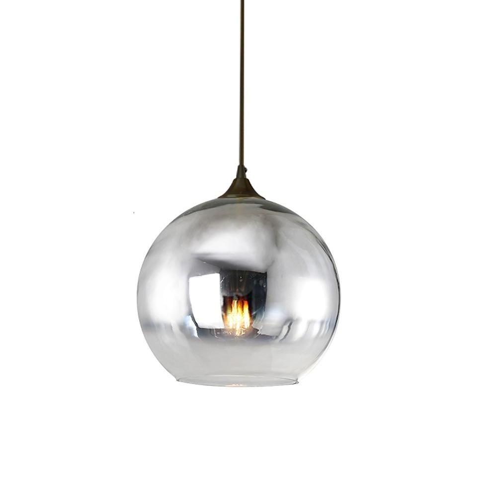 GlasSphere - Moderne Industriële LED Hanglamp